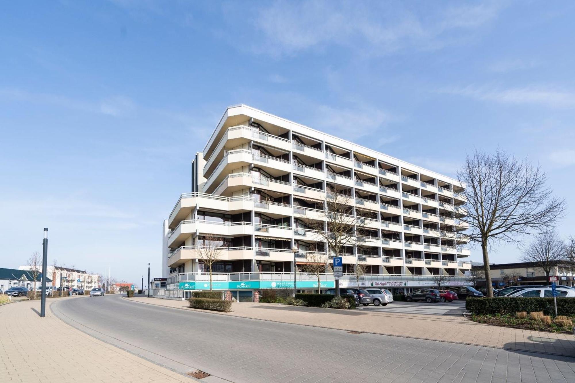 Groemitz Center Blick Seebruecke Exterior foto